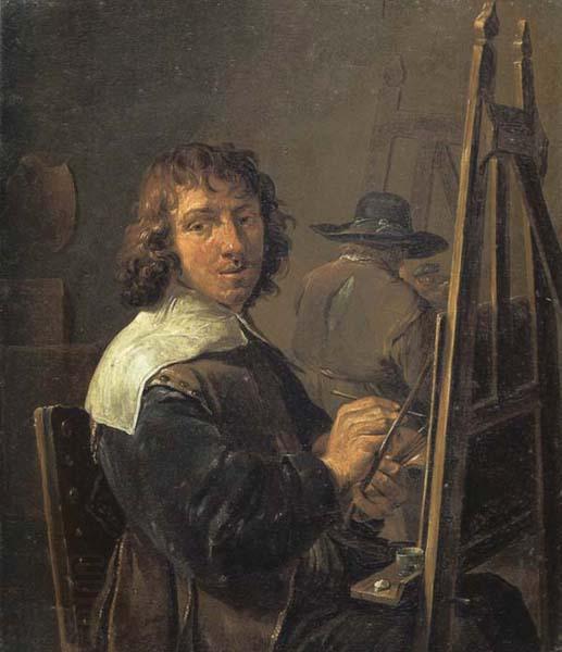 David Teniers Self-Portrait:The Painter in his Studio China oil painting art